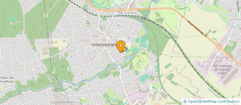 localisation de l'entreprise ASIAN LOUNGE SPA  VILLECRESNES