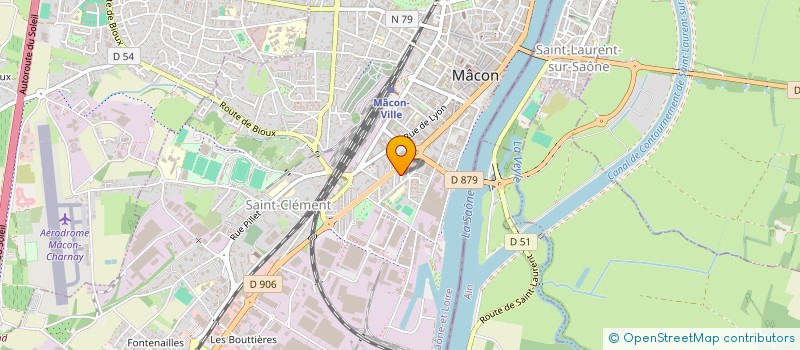 localisation de l'entreprise ASIAN MACON à MACON