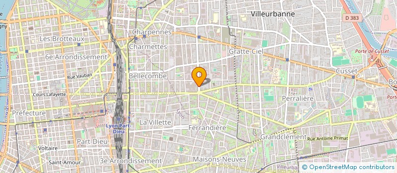 localisation de l'entreprise ASIAN TEAM PROTECTION PRIVEE à VILLEURBANNE