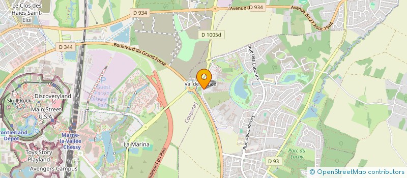 localisation de l'entreprise ASIAN VILLA  MAGNY-LE-HONGRE