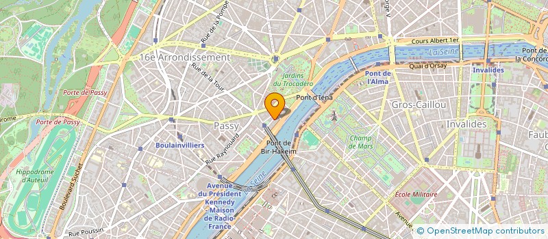 localisation de l'entreprise ASIANA  PARIS