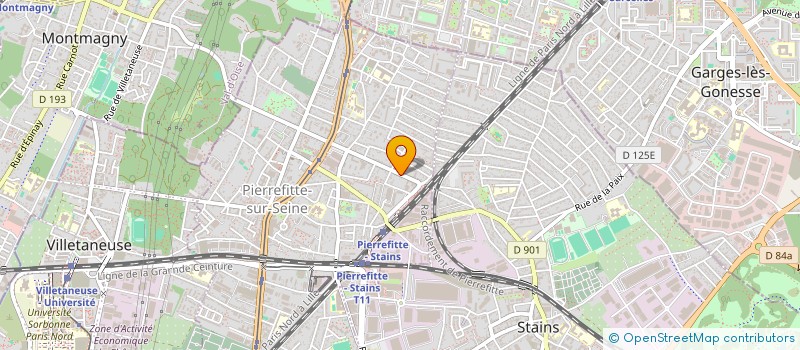 localisation de l'entreprise ASIANA ALIMENTATION & BOUCHERIE  PIERREFITTE-SUR-SEINE