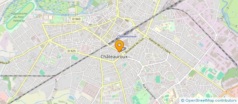 localisation de l'entreprise ASIANE à CHATEAUROUX