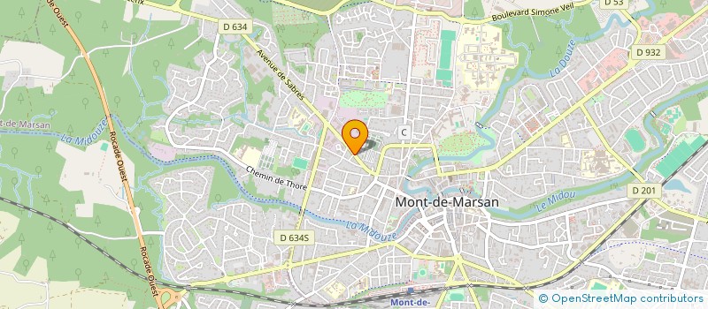 localisation de l'entreprise ASIAT FOOD à MONT-DE-MARSAN