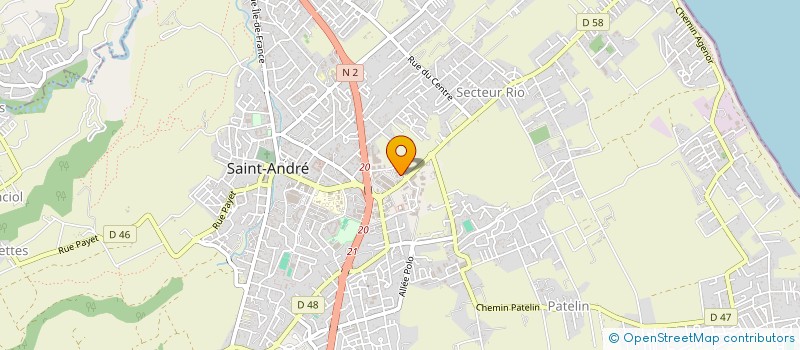 localisation de l'entreprise ASIATECK à SAINT-ANDRE