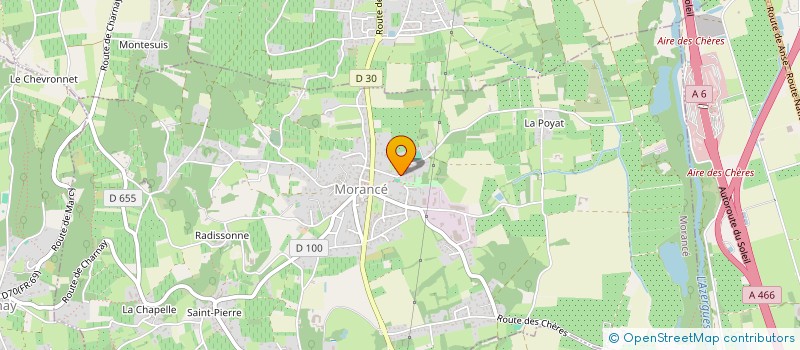 localisation de l'entreprise ASIATICUS MORANCEUM  MORANCE