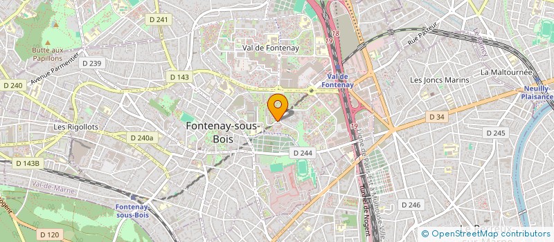 localisation de l'entreprise ASIATTITUDES FAMILY à FONTENAY-SOUS-BOIS