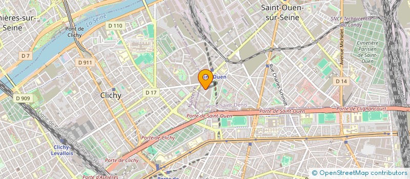localisation de l'entreprise ASIBERIA  SAINT-OUEN-SUR-SEINE