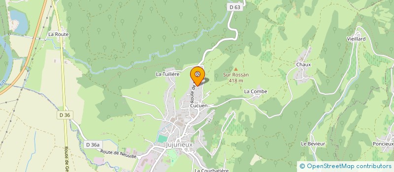 localisation de l'entreprise ASIBIKAASHI à JUJURIEUX