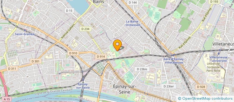 localisation de l'entreprise ASIC à EPINAY-SUR-SEINE