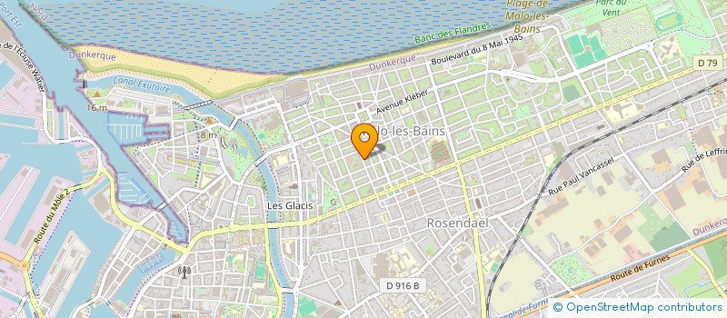 localisation de l'entreprise ASICEENNE à DUNKERQUE