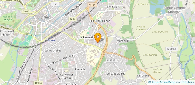 localisation de l'entreprise ASID KELO à DREUX