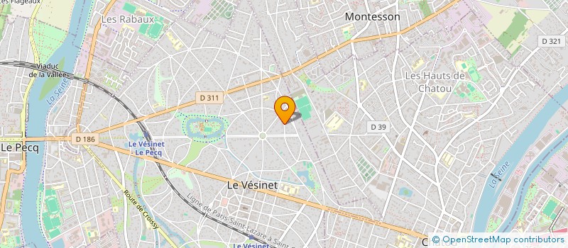 localisation de l'entreprise ASIDE CONSULTING  LE VESINET