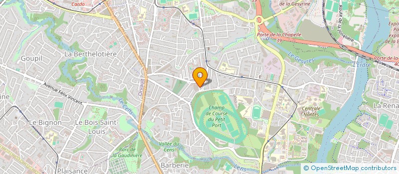 localisation de l'entreprise ASIE 44 à NANTES