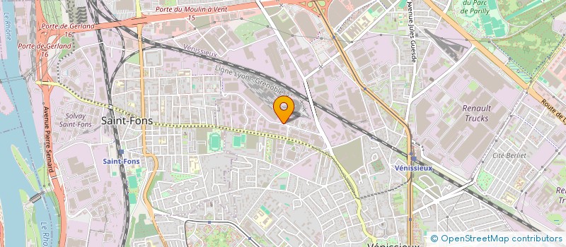 localisation de l'entreprise ASIE DISTRIBUTION à VENISSIEUX