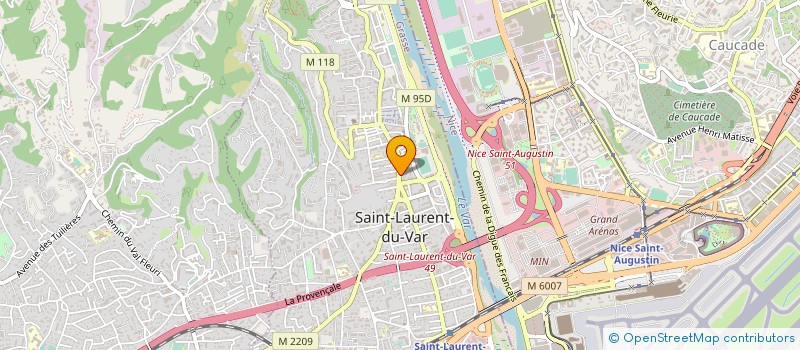 localisation de l'entreprise ASIE EXPRESS à SAINT-LAURENT-DU-VAR