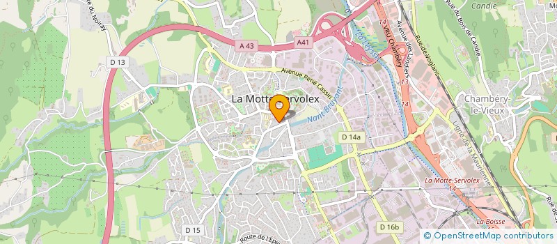 localisation de l'entreprise ASIE SHOP à LA MOTTE-SERVOLEX