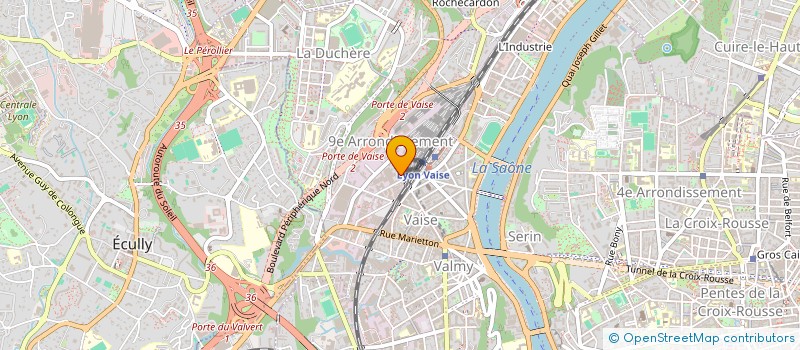 localisation de l'entreprise ASIE V&B  LYON