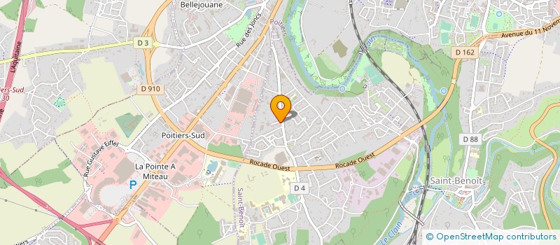 localisation de l'entreprise ASIE'XPRESS à SAINT-BENOIT