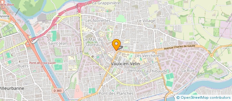 localisation de l'entreprise ASIEDU ASSISTANCE INGENIERIE ECONOMIE DURABLE à VAULX-EN-VELIN