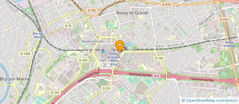 localisation de l'entreprise ASIF à NOISY-LE-GRAND