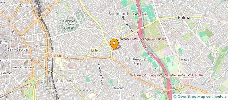 localisation de l'entreprise ASIGP-VIH, ASSOCIATION POUR LR SUIVI ET L INFORMATION DES GAYS SUR LA PREVENTION DU VIH à TOULOUSE
