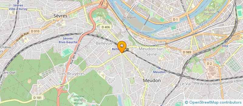 localisation de l'entreprise ASIKACOM  MEUDON