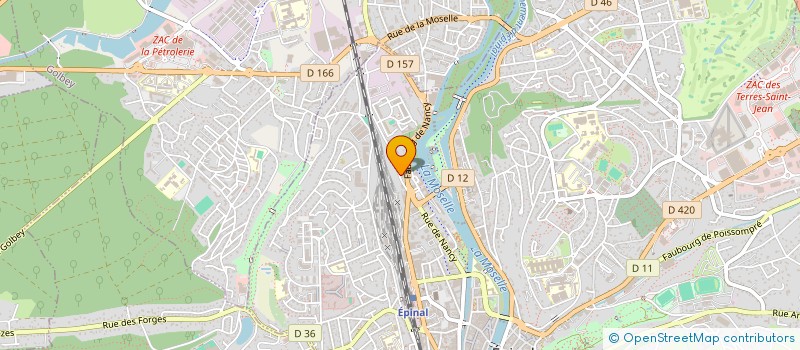 localisation de l'entreprise ASIL'ACCUEIL 88 à EPINAL