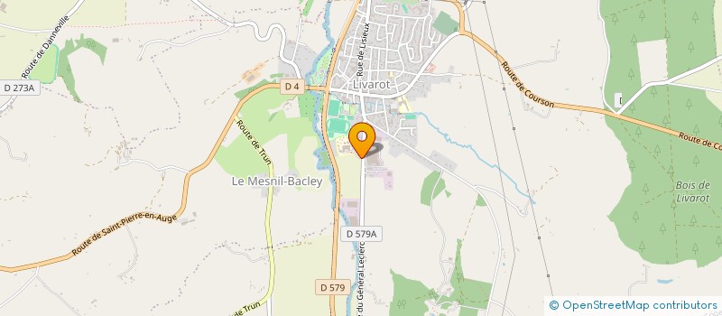 localisation de l'entreprise ASILE SAINT JOSEPH DE LIVAROT  LIVAROT-PAYS-D'AUGE