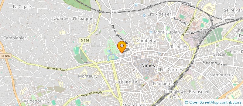 localisation de l'entreprise ASILES EVANGELIQUES  NIMES