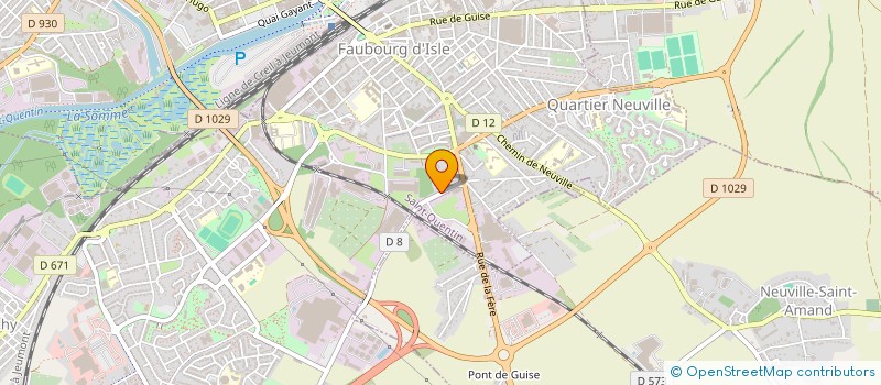 localisation de l'entreprise ASIM à SAINT QUENTIN