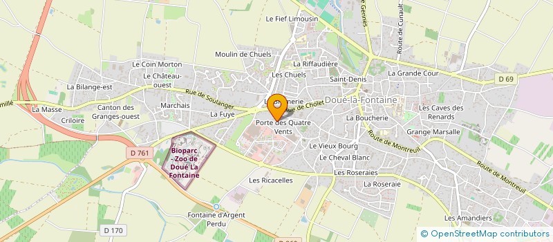 localisation de l'entreprise ASIM  DOUE-EN-ANJOU