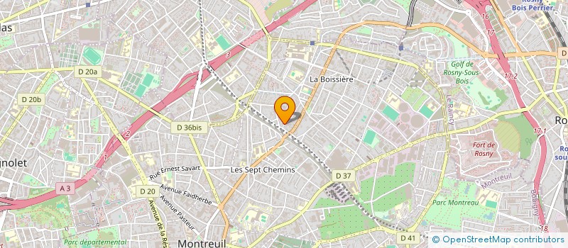 localisation de l'entreprise ASIM PROPRETE & SERVICES à MONTREUIL