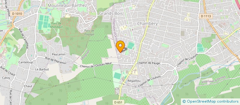 localisation de l'entreprise ASIMA TECH  VILLENAVE-D'ORNON