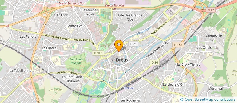 localisation de l'entreprise ASIMMO à DREUX