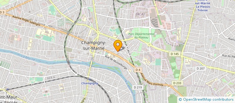 localisation de l'entreprise ASINA FRANCE AMICALE SORTANT I.N.A MALI à CHAMPIGNY-SUR-MARNE