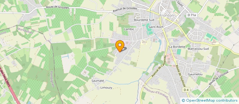 localisation de l'entreprise ASINI à FRONTON