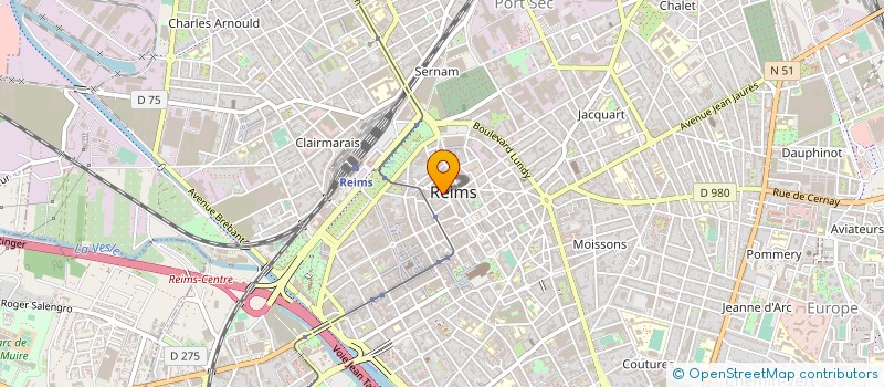 localisation de l'entreprise ASINO à REIMS