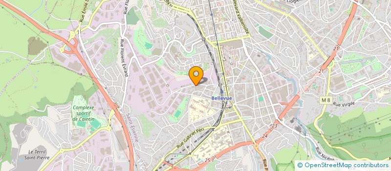 localisation de l'entreprise ASIO à SAINT-ETIENNE