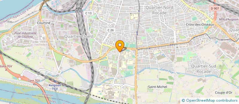 localisation de l'entreprise ASIO EXPERTISE à AVIGNON