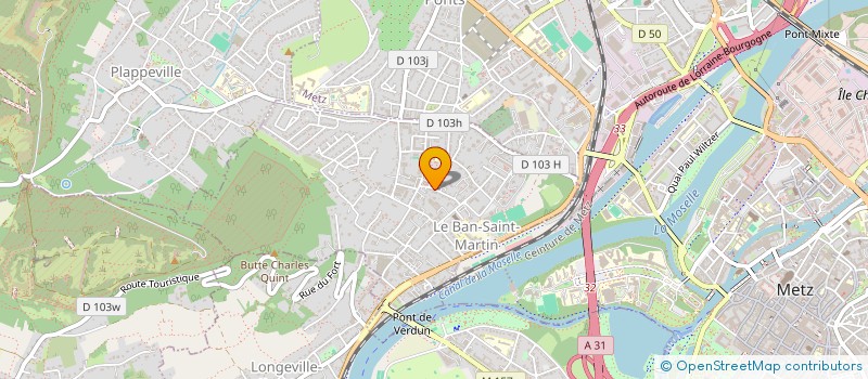 localisation de l'entreprise ASIO FINANCE  THIONVILLE