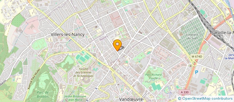 localisation de l'entreprise ASIPA 54 à NANCY