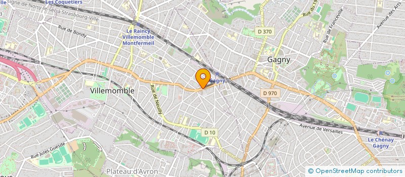 localisation de l'entreprise ASIRA  VILLEMOMBLE