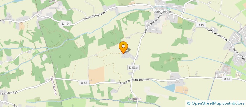 localisation de l'entreprise ASIRELEC  SAIGUEDE