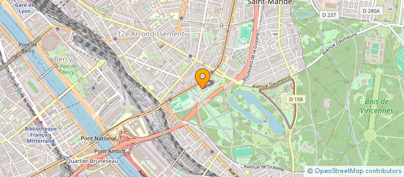 localisation de l'entreprise ASIRP à PARIS 12