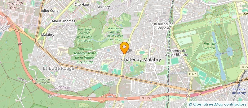 localisation de l'entreprise ASITBON HOLDING  CHATENAY-MALABRY