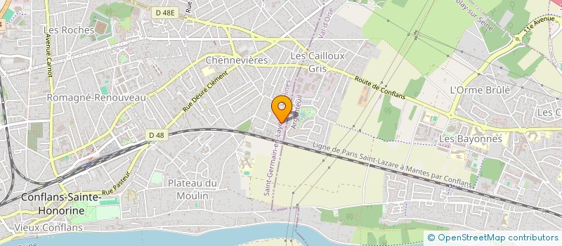 localisation de l'entreprise ASITIS CONSULTING  CONFLANS-SAINTE-HONORINE