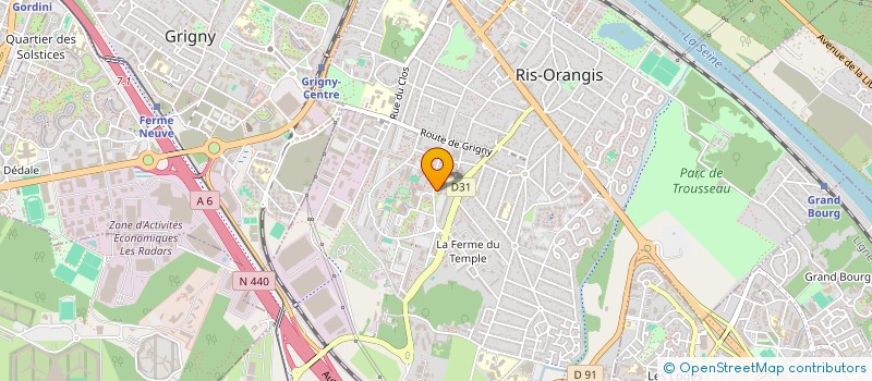 localisation de l'entreprise ASITRANSPORT à RIS-ORANGIS