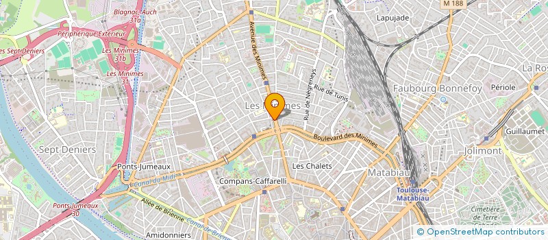 localisation de l'entreprise ASITS à TOULOUSE