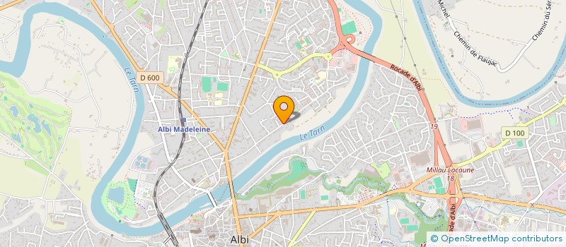 localisation de l'entreprise ASJ à ALBI